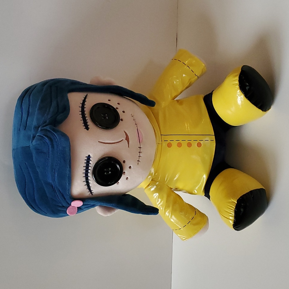 Kidrobot Coraline with Button Eyes 13" Plush